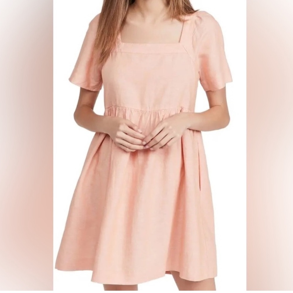Madewell Linen Allie Dress .